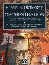 Essential Dictionary of Orchestration