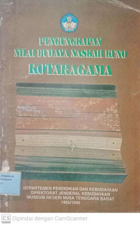 Pengungkapan Nilai Budaya Naskah Kuno Kotaragama